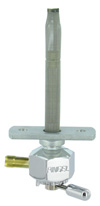 Single Outlet Reserve Hex Valve-1/4" NPT-1000 Series-5/16" hose barb-with adapter-Aluminum