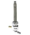 Single Outlet Reserve Hex Valve-22mm (H-D)-1000 Series-5/16" hose barb-Aluminum
