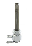 Single Outlet Reserve Round Valve-22mm (H-D)-1000 Series-5/16" hose barb-Chrome