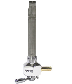Single Outlet Reserve Hex Valve-3/8" NPT-4000 Series-5/16" hose barb-Aluminum