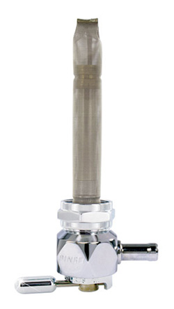 Single Outlet Reserve Hex Diamond-22mm (H-D)-4000 Series-5/16" hose barb-Chrome