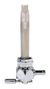 Single Outlet Reserve Hex Diamond Valve-22mm (H-D)-6000 Series-5/16" hose barb-Chrome