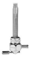 Single Outlet Reserve Hex Oval Valve-22mm (H-D)-6000 Series-5/16"hose barb-Chrome