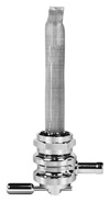 Single Outlet Reserve Round Wave Valve-22mm (H-D)-6000 Series-5/16" hose barb-Chrome