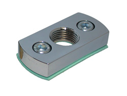 Adapter Plate - FemaleThread 3/8" NPT with 34mm (approx. 1-3/8") bolt pattern