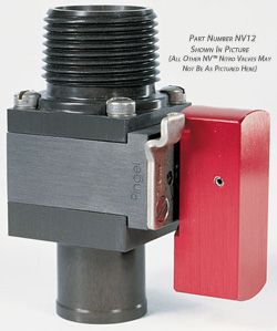 NV&#153; Nitro Fuel Valve, 1" NPT Inlet/-12AN Male Thread Outlet, Remote