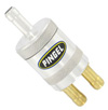 Inline SS Fuel Filter Satin 1 In 2 Out